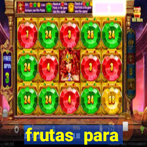 frutas para imprimir e recortar